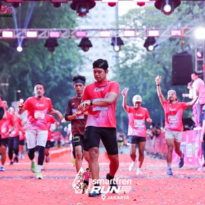 Race photo from SMARTFREN RUN 2026