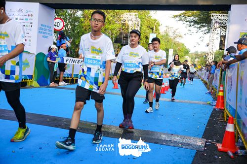 Race photo from Taman Budaya x BOGORUN 2025