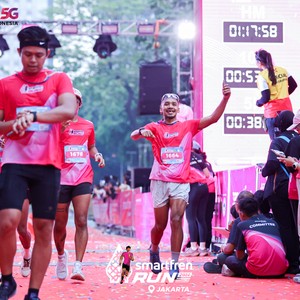Race photo from SMARTFREN RUN 2026