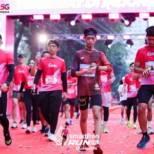 Race photo from SMARTFREN RUN 2026