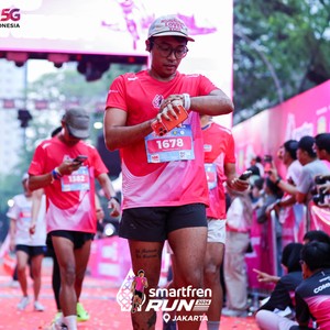 Race photo from SMARTFREN RUN 2026