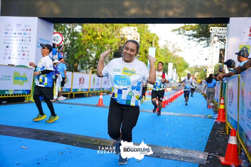 Race photo from Taman Budaya x BOGORUN 2025