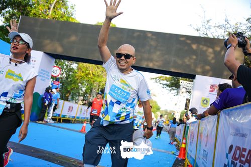 Race photo from Taman Budaya x BOGORUN 2025