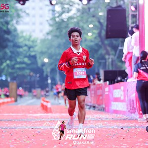 Race photo from SMARTFREN RUN 2026