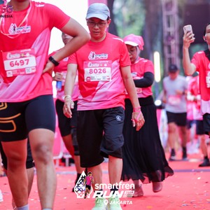 Race photo from SMARTFREN RUN 2026