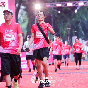 Race photo from SMARTFREN RUN 2026