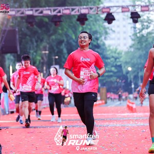 Race photo from SMARTFREN RUN 2026