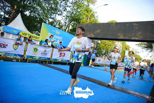 Race photo from Taman Budaya x BOGORUN 2025