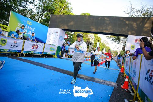 Race photo from Taman Budaya x BOGORUN 2025