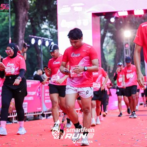 Race photo from SMARTFREN RUN 2026
