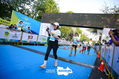 Race photo from Taman Budaya x BOGORUN 2025