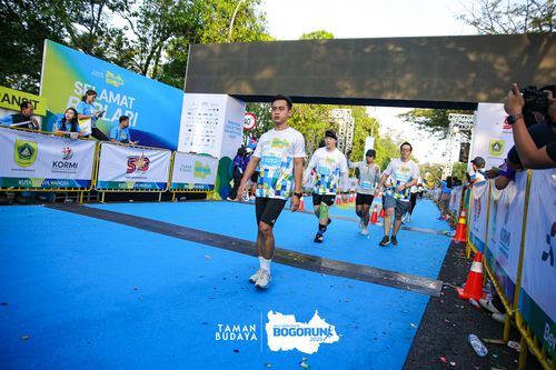 Race photo from Taman Budaya x BOGORUN 2025