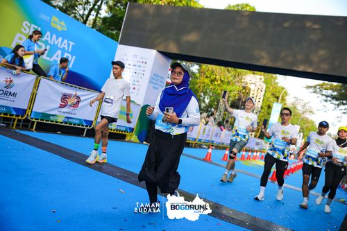 Race photo from Taman Budaya x BOGORUN 2025