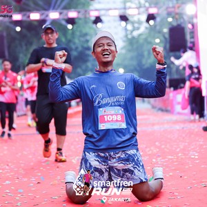 Race photo from SMARTFREN RUN 2026