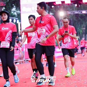 Race photo from SMARTFREN RUN 2026