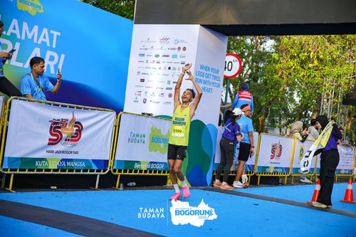 Race photo from Taman Budaya x BOGORUN 2025