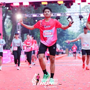 Race photo from SMARTFREN RUN 2026