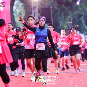 Race photo from SMARTFREN RUN 2026