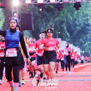 Race photo from SMARTFREN RUN 2026