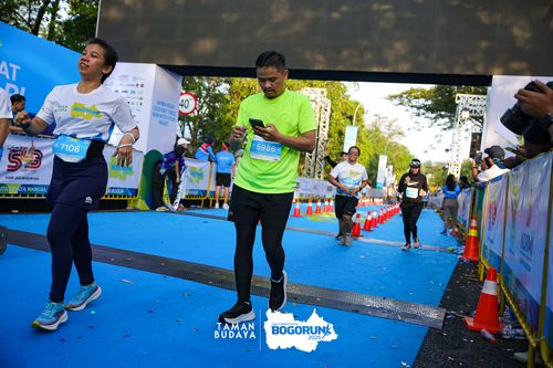 Race photo from Taman Budaya x BOGORUN 2025