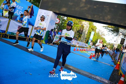 Race photo from Taman Budaya x BOGORUN 2025