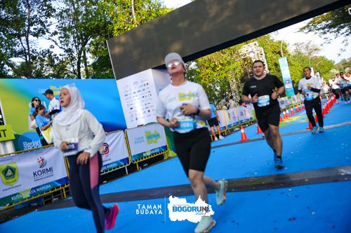 Race photo from Taman Budaya x BOGORUN 2025