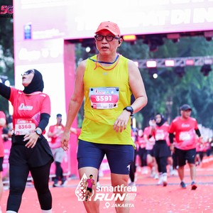 Race photo from SMARTFREN RUN 2026
