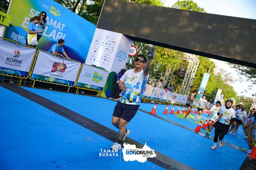 Race photo from Taman Budaya x BOGORUN 2025