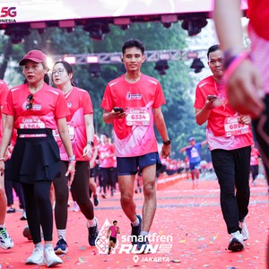 Race photo from SMARTFREN RUN 2026