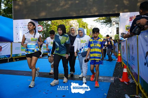 Race photo from Taman Budaya x BOGORUN 2025