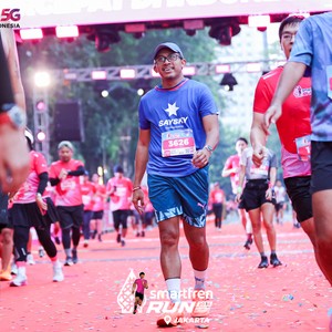 Race photo from SMARTFREN RUN 2026