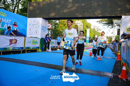 Race photo from Taman Budaya x BOGORUN 2025