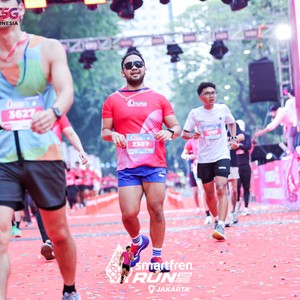 Race photo from SMARTFREN RUN 2026