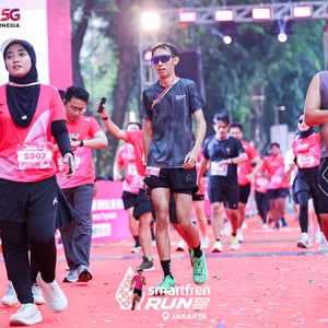 Race photo from SMARTFREN RUN 2026