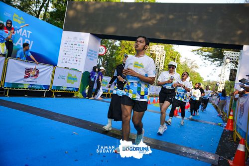 Race photo from Taman Budaya x BOGORUN 2025
