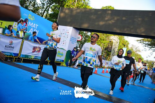 Race photo from Taman Budaya x BOGORUN 2025