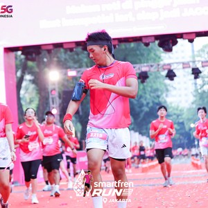 Race photo from SMARTFREN RUN 2026