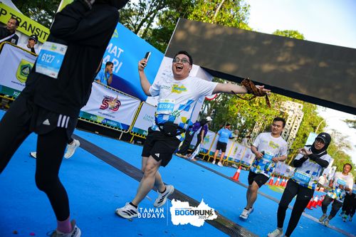 Race photo from Taman Budaya x BOGORUN 2025