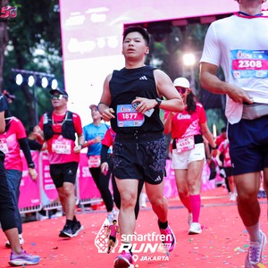 Race photo from SMARTFREN RUN 2026