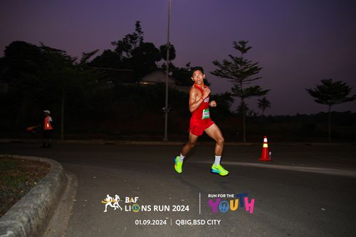 Race photo from BAF LIONS RUN 2024