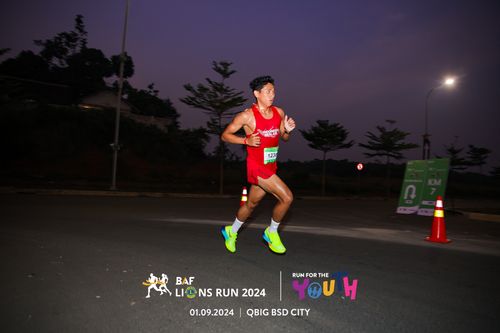 Race photo from BAF LIONS RUN 2024