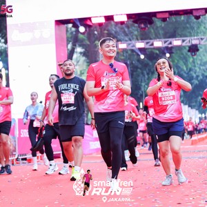 Race photo from SMARTFREN RUN 2026