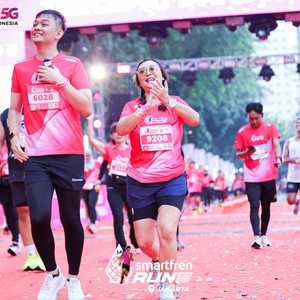 Race photo from SMARTFREN RUN 2026