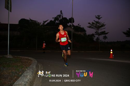 Race photo from BAF LIONS RUN 2024