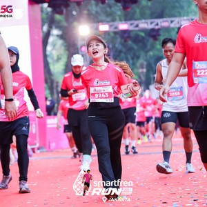 Race photo from SMARTFREN RUN 2026