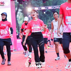 Race photo from SMARTFREN RUN 2026