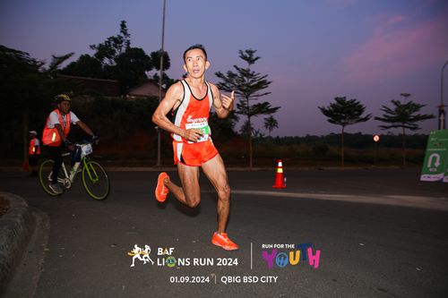Race photo from BAF LIONS RUN 2024