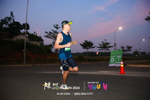 Race photo from BAF LIONS RUN 2024
