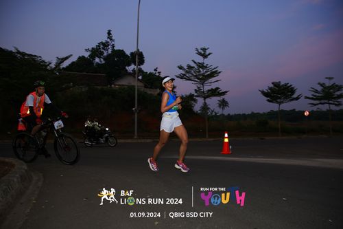 Race photo from BAF LIONS RUN 2024