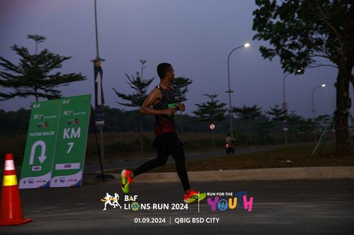 Race photo from BAF LIONS RUN 2024